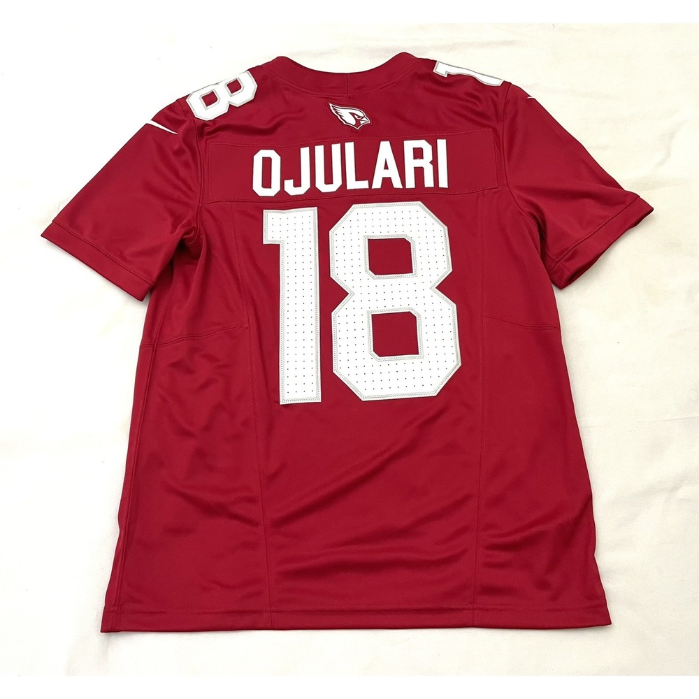 NEW Arizona Cardinals BJ Ojulari Nike Jersey‎ Medium #18 Red Stitched On Field - Picture 2 of 14